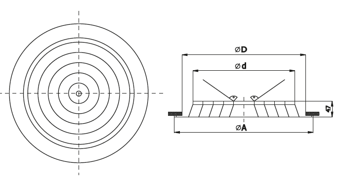 Anemostat Deckenlüfter Zuluft Ventilator, 14,90